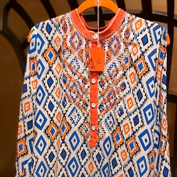 Roar Tops - ROAR Ladies Tunic Shirt Size XL open shoulder